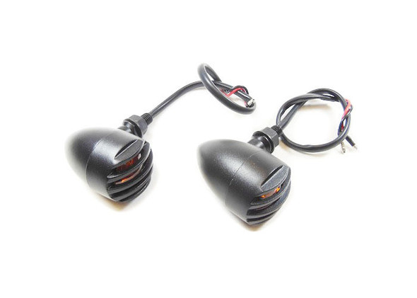 Invader Black Turn Signals Standard Bulb - Amber Lens