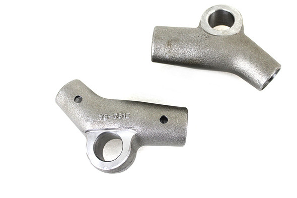 V-Twin - 51-3157 - Side Car Frame Mount Set Raw - Fits 1954-1957 Harley-Davidson FL, 1936-1947 EL, 1941-1947 FL