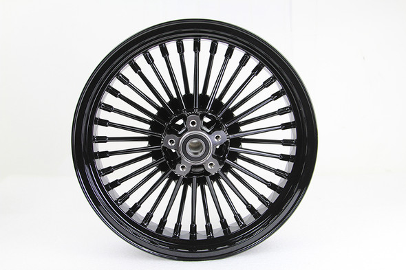 V-Twin - 52-0000 - 16 inch x 3.5 inch Duro 36 Fat Spoke Uni-Wheel Black