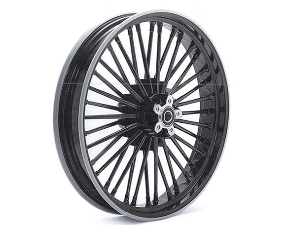 V-Twin - 52-0003 - Front 21 inch x 3.15 inch Duro 36 Fat Spoke Matte Black Whee