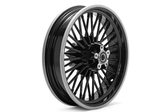 V-Twin - 52-0005 - 16 inch X 3.5 inch Duro 36 Fat Spoke Rear Wheel Gloss Black