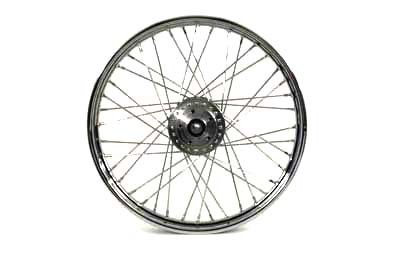 V-Twin - 52-0191 - 21 inch x 2.15 inch Front Spoke Wheel - Fits 1991-1999 Harley-Davidson FXD, 1984-1999 XL, 1984-1994 FXR