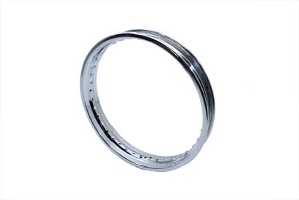 V-Twin - 52-0208 - 18 inch X 2.15 inch Rolled Edge Rim Chrome