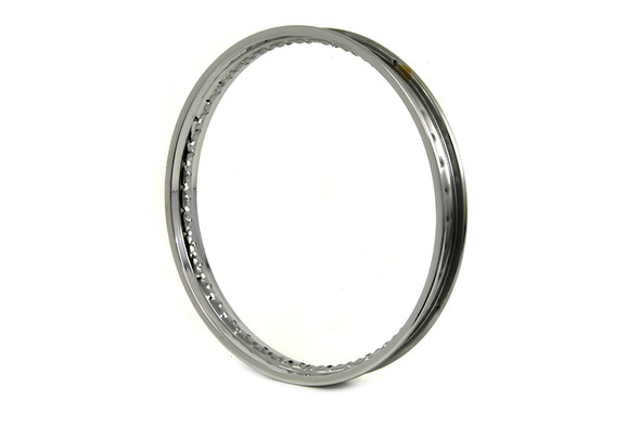 V-Twin - 52-0212 - 21 inch x 1.85 inch Rolled Edge Front Wheel Rim Chrome