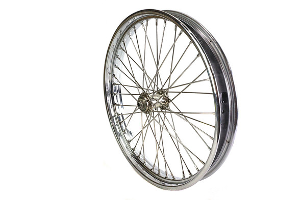 V-Twin - 52-0311 - 21 inch WR Front Spool Wheel Chrome