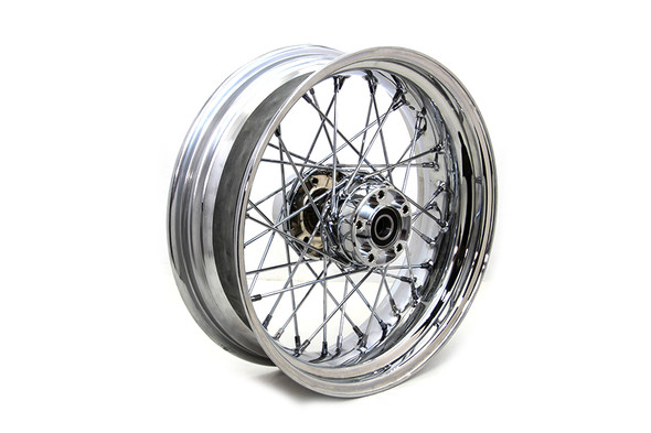 V-Twin - 52-0372 - XL Rear Wheel Chrome 16 inch x 5 inch
