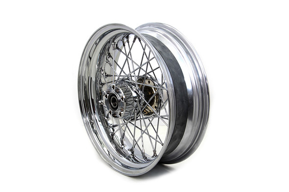 V-Twin - 52-0372 - XL Rear Wheel Chrome 16 inch x 5 inch