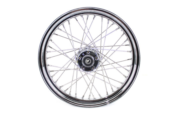 V-Twin - 52-0389 - 19 inch x 3.00 inch Rear Flat Track Wheel - Fits 2000-2004 Harley-Davidson XL