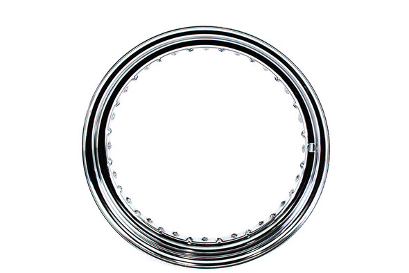 V-Twin - 52-0433 - Kelsey Hayes Replica 16 inch x 3.00  inch Wheel Rim Chrome