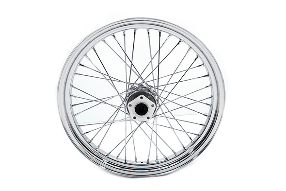 V-Twin - 52-0450 - 23 inch x 3.00 inch Front Spoke Wheel - Fits 1991-1995 Harley-Davidson FXDWG, 1984-1995 FXST, 1984-1985 FXWG
