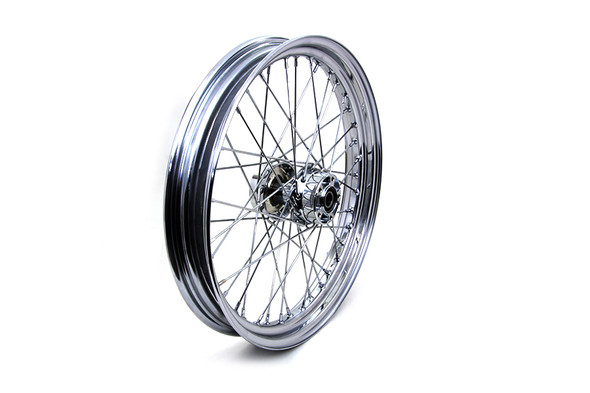 V-Twin - 52-0466 - 23 inch x 3.00 inch Front Spoke Wheel - Fits 2009-2017 Harley-Davidson FXDWG (without ABS)