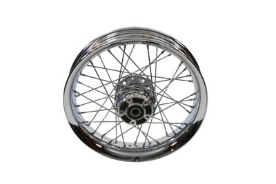 V-Twin - 52-0664 - 16 inch x 3.00 inch Front Spoke Wheel - Fits 2000-2007 Harley-Davidson FLST