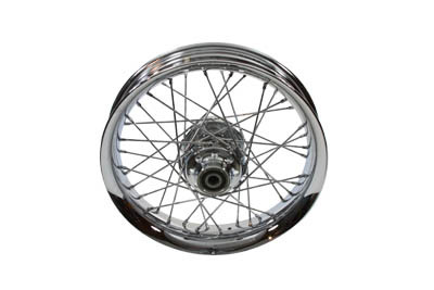 V-Twin - 52-0664 - 16 inch x 3.00 inch Front Spoke Wheel - Fits 2000-2007 Harley-Davidson FLST