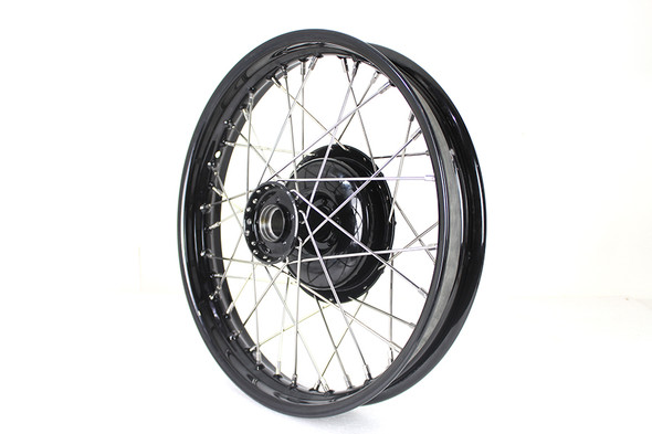 V-Twin - 52-0770 - 18 inch x 2.15 inch Front Wheel Assembly - Fits 1937-1952 Harley-Davidson WL, 1942-1943 WLC, 1937-1942 WLD, 1940-1945 WLA