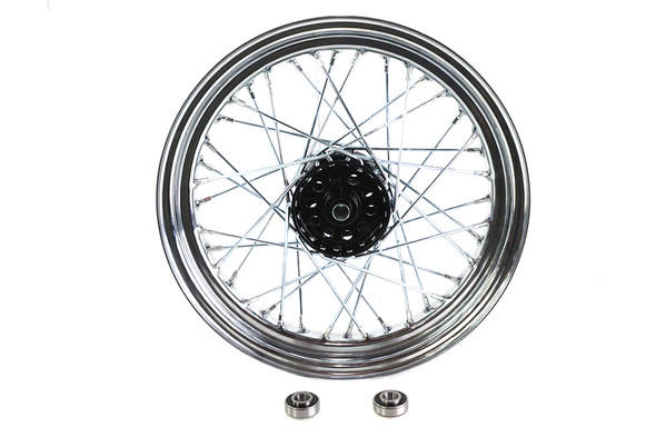 V-Twin - 52-0772 - 16 inch x 3.00 inch KH Type Front or Rear Wheel - Fits 1967-1972 Harley-Davidson FLH