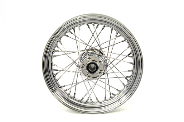 V-Twin - 52-0789 - 16 inch x 3.00 inch Rear Spoke Wheel