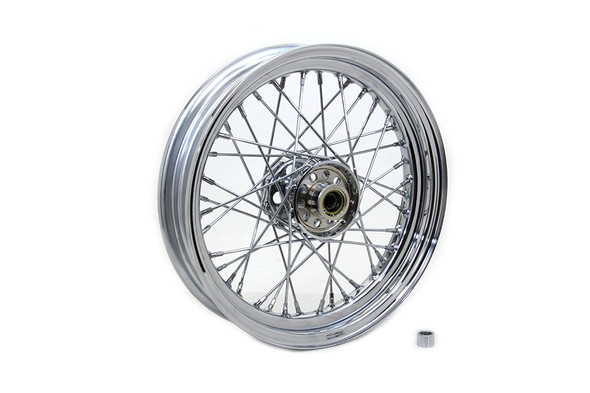 V-Twin - 52-0796 - 16 inch x 3.0 inch Timken Bearing Star Hub Front or Rear Spo - Fits 1941-1966 Harley-Davidson FL, 1936-1952 EL