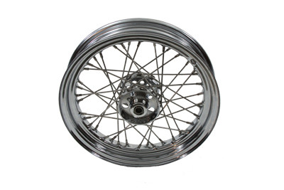 V-Twin - 52-0803 - 16 inch x 3.00 inch Front or Rear Spoke Wheel - Fits 1967-1972 Harley-Davidson FL, 1971-1972 FX (Rear only)
