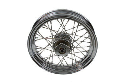 V-Twin - 52-0808 - 16 inch x 3.00 inch Rear Spoke Wheel - Fits 1979-1981 Harley-Davidson XL
