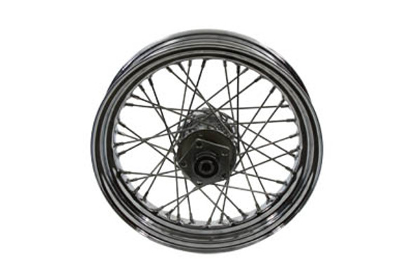 V-Twin - 52-0809 - 16 inch x 3.00 inch Rear Spoke Wheel