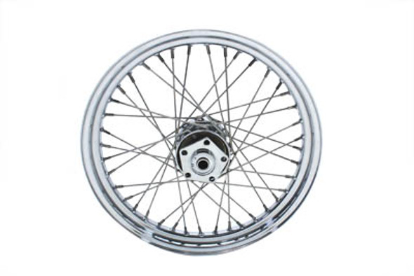 V-Twin - 52-0812 - 19 inch x 2.50 inch Replica Front or Rear Spoke Wheel