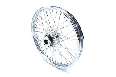 V-Twin - 52-0843 - 21 inch x 2.15 inch Front Spoke Wheel - Fits 1991-1995 Harley-Davidson FXDWG, 1984-1995 FXST