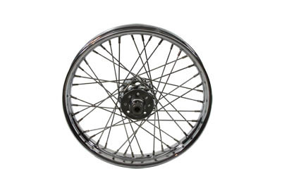 V-Twin - 52-0885 - 18 inch x 2.15 inch Rear Spoke Wheel - Fits 1957-1978 Harley-Davidson XL, 1954-1956 K