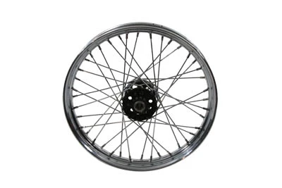 V-Twin - 52-0887 - 19 inch x 2.15 inch Replica Spoke Wheel - Fits 1941-1966 Harley-Davidson FL (Front or Rear), 1937-1948 UL (Front or Rear), 1936-1940 EL (Front or Rear)