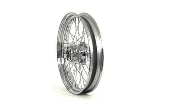 V-Twin - 52-0899 - Front Spoked 19 inch x 2.50 inch Wheel