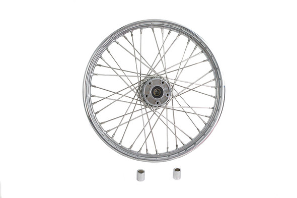 V-Twin - 52-0907 - Front Spoked 21 inch x 2.15 inch Wheel - Fits 1993-1999 Harley-Davidson FXDWG, FXST