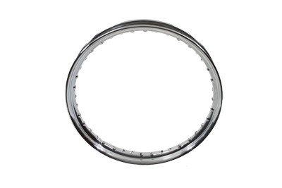V-Twin - 52-0965 - 19 inch x 2.50 inch KH Style Wheel Rim Chrome - Fits 1964-1972 Harley-Davidson XL (Front), 1971-1972 FX (Front)