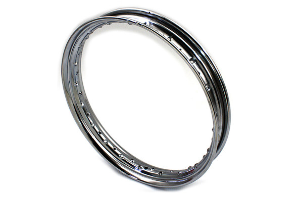 V-Twin - 52-0969 - 19 inch x 3.15 inch KH Style WHeel Rim Chrome - Fits 1957-1963 Harley-Davidson XL (Front), 1952-1956 K (Front)