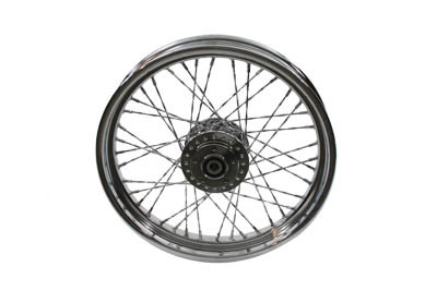 V-Twin - 52-0973 - 19 inch x 2.50 inch Front Spoke Wheel - Fits 2000-2007 Harley-Davidson XL, 2000-2003 FXD
