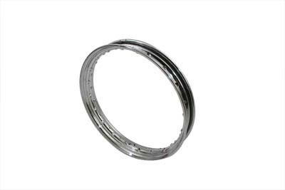 V-Twin - 52-1018 - 18 inch x 2.15 inch Wheel Rim Chrome - Fits 1941-1980 Harley-Davidson FL (front or rear), 1936-1939 EL (front or rear), 1937-1939 UL (front or rear), 1935-1952 WL (rear only)
