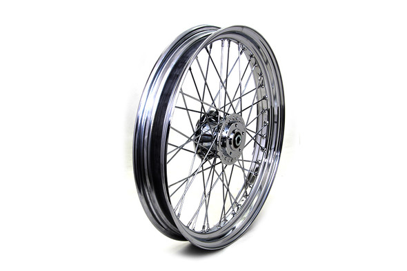 V-Twin - 52-1025 - 23 inch x 3.00 inch Front Spoke Wheel