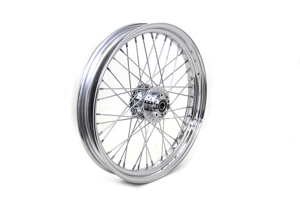 V-Twin - 52-1035 - 23 inch x 3.00 inch Front Spoke Wheel - Fits 2006-2007 Harley-Davidson FXD