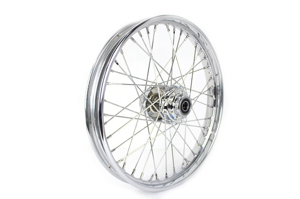 V-Twin - 52-1061 - 21 inch x 2.15 inch Front Spoke Wheel - Fits 2007-2017 Harley-Davidson FXDWG