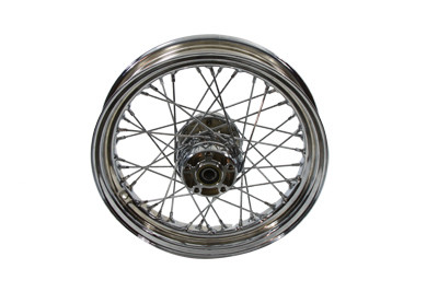 V-Twin - 52-1076 - 16 inch x 3.00 inch Rear Spoke Wheel - Fits 1997-1999 Harley-Davidson FLST, FXST, FXD