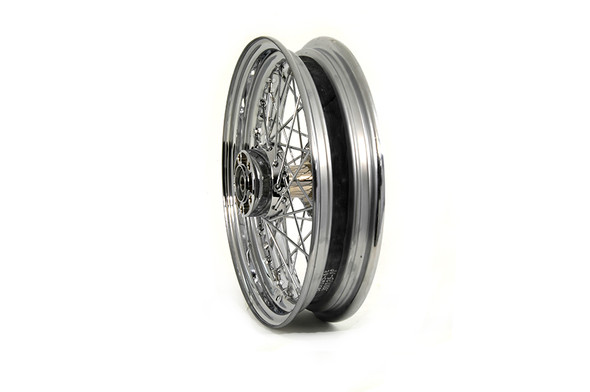 V-Twin - 52-1080 - 16 inch x 3.00 inch Rear Spoke Wheel - Fits 2000-2004 Harley-Davidson XL, 2000-2001 FLT, 2000-2007 FLST, FXST, 2000-2005 FXD (Standard)
