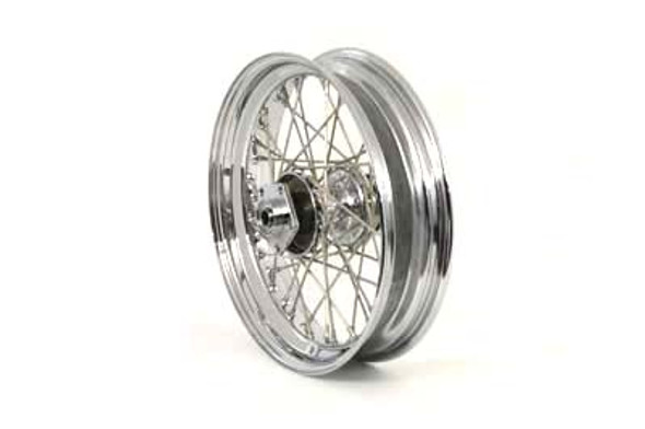 V-Twin - 52-1094 - 16 inch x 3.50 inch Replica Front or Rear Spoke Wheel
