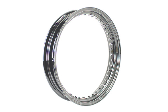 V-Twin - 52-1214 - 19 inch x 3.0 inch Drop Center Steel Rim Black