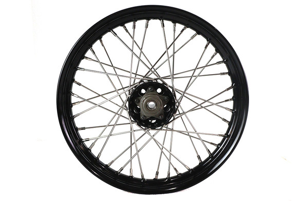V-Twin - 52-1230 - 18 inch x 2.15 inch KH Type Front or Rear Wheel - Fits 1936-1940 Harley-Davidson WL (rear only), 1941-1965 FL (front or rear), 1936-1952 EL (front or rear), 1938-1940 UL (front or rear)
