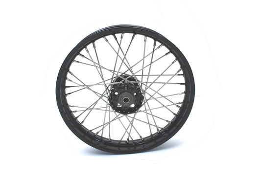V-Twin - 52-1252 - 18 inch x 2.15 inch Front or Rear Spoke Wheel - Fits 1937-1948 Harley-Davidson UL, 1936-1940 EL, 1941-1966 FL, 1936-1952 WL (Rear only)