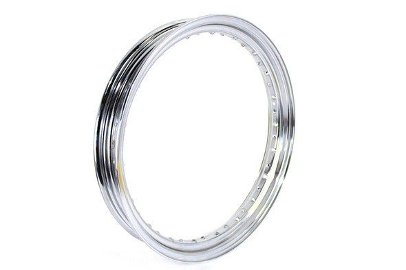 V-Twin - 52-1291 - 23 inch x 3.0 Drop Center Chrome Wheel Rim