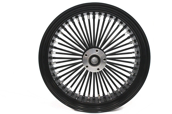 V-Twin - 52-1403 - 18 inch x 5.5 inch King Spoke Rear Wheel Black