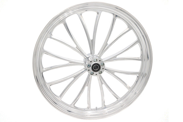 V-Twin - 52-1404 - 26 inch x 3.5 inch Manhattan Front Wheel Polished