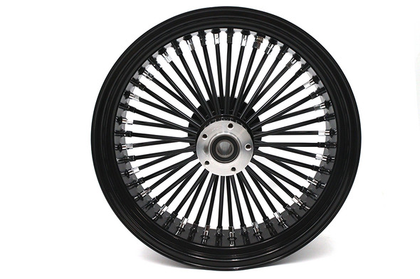 V-Twin - 52-1410 - 18 inch x 5.5 inch King Spoke Rear Wheel Black