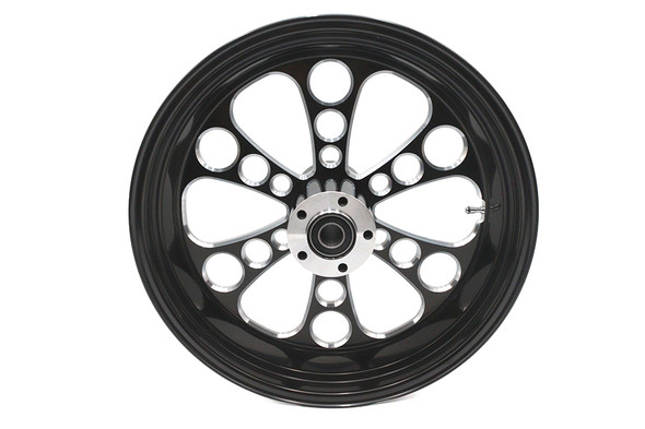 V-Twin - 52-1415 - 18 inch x 5.5 inch Kool Kat Rear Wheel Black Cut