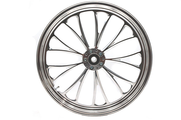 V-Twin - 52-1431 - 21 inch x 2.15 inch Manhattan Front Wheel Polished Aluminum