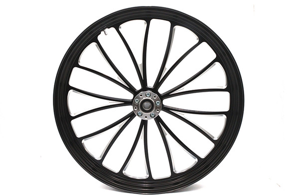 V-Twin - 52-1443 - 26 inch x 3.5 inch Manhattan Front Wheel Black Cut